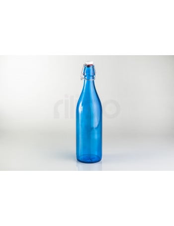 בקבוק מים מעוצב להגשה כחול 1 ליטר
