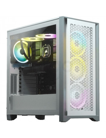 מארז למחשב CORSAIR 4000D AIRFLOW - לבן