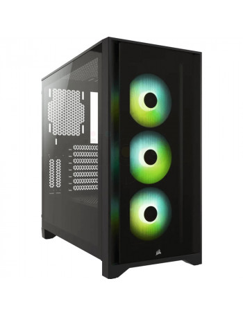 מארז מואר למחשב CORSAIR iCUE 4000X - שחור