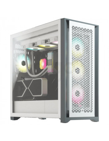 מארז למחשב CORSAIR 5000D AIRFLOW - לבן