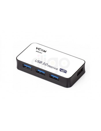 מפצל USB 3.0 איכותי 4 יציאות ל-usb 3 מחברת VCOM