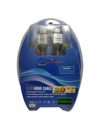 כבל HDMI 2.0 מקצועי 4K 15 מטר באריזת בליסטר