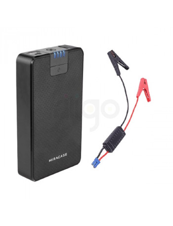 סוללה להתנעת הרכב 8000mAH + סוללת גיבוי לטלפון