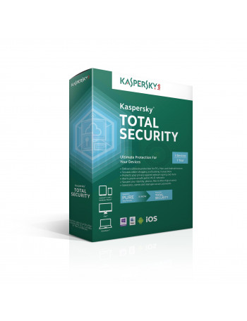 אנטי ווירוס Kaspersky Total Security 2022 - רישיון שנתי למחשב אחד