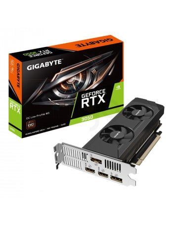 Gigabyte GeForce RTX 3050 6GB Low Profile | כרטיס מסך עוצמתי בגודל קומפקטי