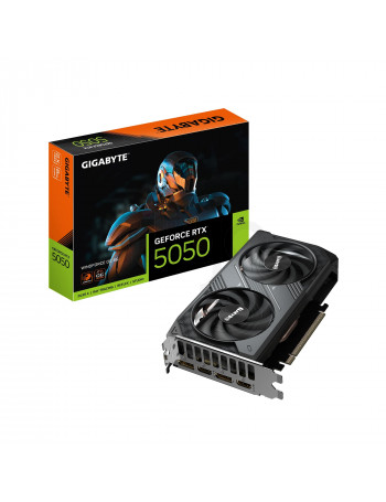 כרטיס מסך Gigabyte GeForce RTX 5050 WindForce OC 8GB | חווית גיימינג וביצועים אולטימטיביים