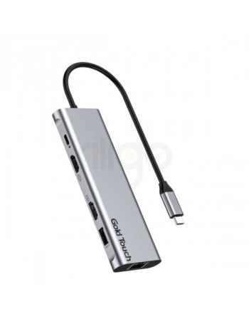 תחנת עגינה GOLDTOUCH USB-C: מרכז החיבורים האולטימטיבי למחשב נייד