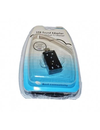 כרטיס קול איכותי חיצוני בחיבור USB תומך 7.1