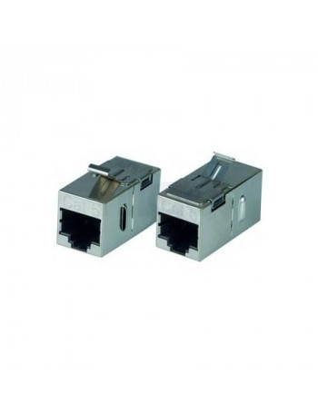 מתאם RJ45 CAT6a נקבה-נקבה מסוכך לשקע קיסטון