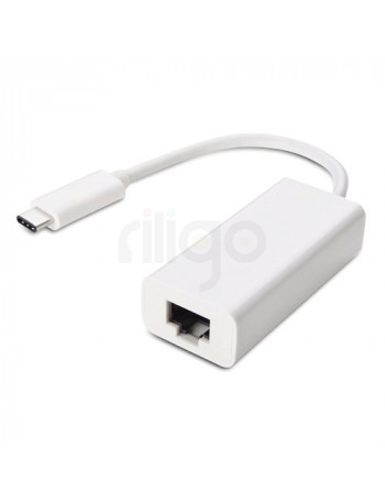 כרטיס רשת - מתאם רשת מ - USB C לחיבור רשת RJ45 LAN עד 1000 GIGA צ'יפ ASIX