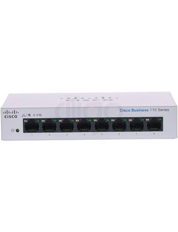 מתג רשת Cisco 8 פורטים מהירים לחיבור מיידי של רשת הגיגה שלך