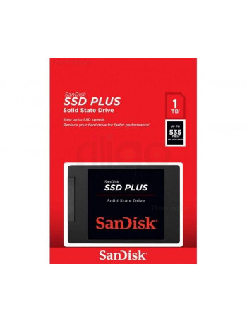 SanDisk SSD PLUS 1TB – דיסק SSD מהיר במיוחד לשדרוג ביצועים