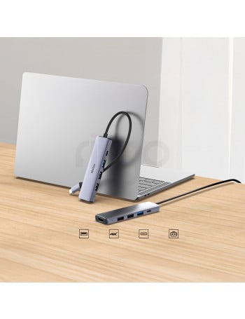 תחנת עגינה USB TYPE C דגם WF13