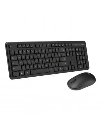 סט מקלדת ועכבר אלחוטי ASUS CW100 | נוחות מרבית ב-3 שפות (עברית, אנגלית, ערבית)