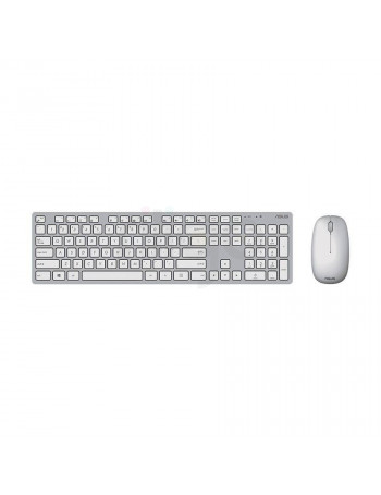 סט מקלדת ועכבר אלחוטי ASUS W5000 Copilot White | עיצוב חדשני וביצועים מדויקים