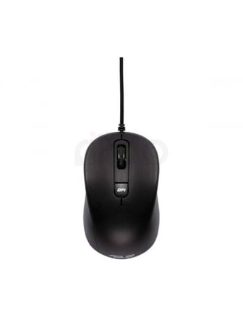 עכבר חוטי ASUS MU101C Black – דיוק אופטי 3200DPI לחווית ניווט חלקה