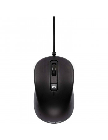 עכבר חוטי ASUS MU101C Black – דיוק אופטי 3200DPI לחווית ניווט חלקה