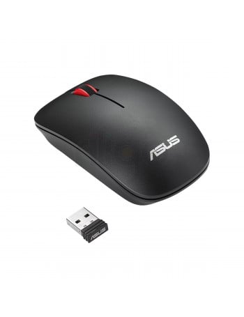 עכבר אלחוטי ארגונומי ASUS WT300 | נוחות ודיוק 1600DPI | אופטי Black-Red