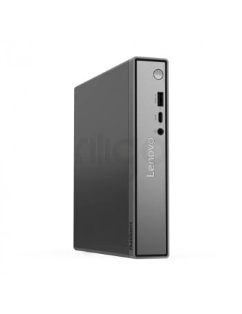 מחשב נייח Lenovo ThinkCentre neo 50q Gen 5 שחור עם חיבורי USB ו-Type-C קדמיים
