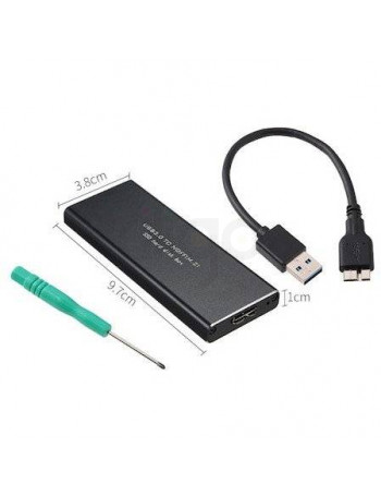 מארז חיצוני מהיר לדיסק M.2 SATA | USB 3.0 | Gold Touch