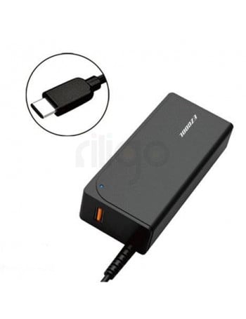 ספק כח אוניברסלי usb Type-C 65W | מטען למחשב נייד מהיר ורב-תכליתי