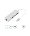 מפצל USB TYPE C 3.1 איכותי 3 יציאות ל-usb 3