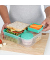 קופסת אוכל סיסטמה 1.65 ליטר BENTO LUNCH TO GO - מנטה