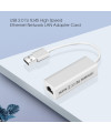 מתאם רשת מ- USB 2.0 ל- LAN RJ45 GIGABIT