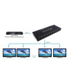 מפצל HDMI ל-8 מסכים מוגבר 4K@60hz HEAVY DUTY HDCP2.2
