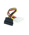 כבל MOLEX חשמל כוח - לחיבור SATA 0.15 ס"מ