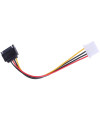 כבל MOLEX נקבה לחיבור SATA זכר באורך 0.15 ס"מ