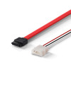 כבל Slim SATA לחיבור SATA משולב מתח ודאטה אורך 0.40 ס"מ