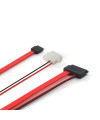 כבל Slim SATA לחיבור SATA משולב מתח ודאטה אורך 0.40 ס"מ