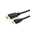 כבל mini HDMI ל- HDMI מוזהב גרסא 2.0 באורך 1 מטר