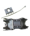 שקע קיסטון RJ45 CAT6a מסוכך