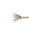 כבל רשת RJ45 FTP CAT5e 100 מטר - אפור בהיר | כבל רשת איכותי