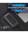מארז לכונן חיצוני NVME PCIE SSD M.2 בממשק TB3 Thunderbolt 3
