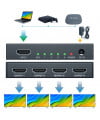 מפצל HDMI 1.4 מוגבר ל-4 מסכים בו זמנית, תומך 4K@30hz איכותי
