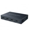 מפצל HDMI 1.4 מוגבר ל-4 מסכים בו זמנית, תומך 4K@30hz איכותי