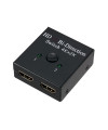 סוויטש מיתוג HDMI דו-כיוונית מ2 מכשירים למכשיר 1 4K 30Hz