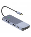 תחנת עגינה איכותית | תחנת עגינה איכותית USB TYPE C כולל 3 יציאות מסך