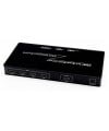 מתאם תצוגה 4 כניסות HDMI ליציאה אחת | תצוגת מסך מפוצל (HDMI Quad) + מיתוג חלק (Seamless) | תמיכה ב-4K