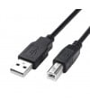 כבל USB2.0 שטוח - ריבוע, 3 מטר