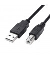 כבל USB2.0 שטוח - ריבוע, 5 מטר