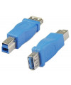 מתאם USB 3.0 B זכר - USB 3.0 A נקבה