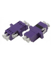 מתאם LC/UPC MM OM4 דופלקס נ-נ לפאנל, סגול