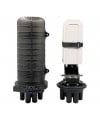 קלוז'ר אופטי אובלי DOME CLOSURE, כניסה אחת + 4 יציאות, ל-144 סיבים