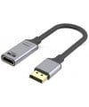 כבל מתאם אקטיבי DISPLAYPORT ל-HDMI נקבה, תומך 4K@144HZ 8K@60Hz