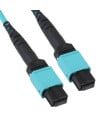 מגשר אופטי MPO/MTP F-F TYPE B 12*OM3-300 באורך 5 מטר
