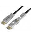 כבל HDMI אופטי 2.1 | 50 מטר | תמיכה ב-4K@144Hz ו-8K@60Hz | ראש נתיק